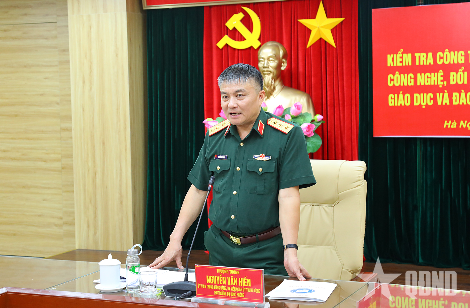 Thượng tướng Nguyễn Văn Hiền: Học viện Kỹ thuật Quân sự cần chú trọng nghiên cứu công nghệ nền, công nghệ lõi, chiến lược

